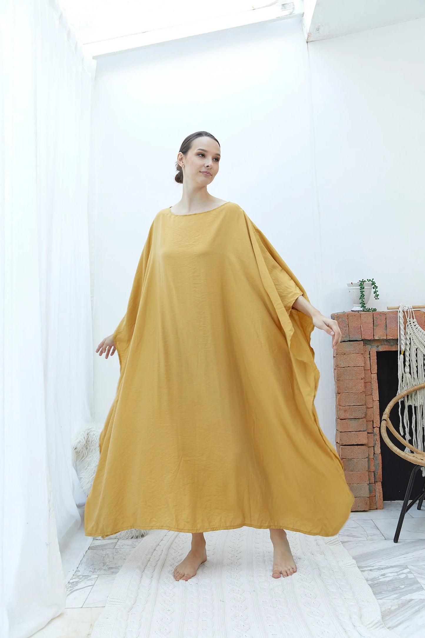 Customization Kaftan Silk Dress Women Plus Size Personalized Evening Caftan