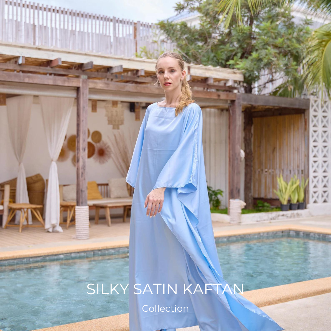 SILK CHARMEUSE KAFTAN